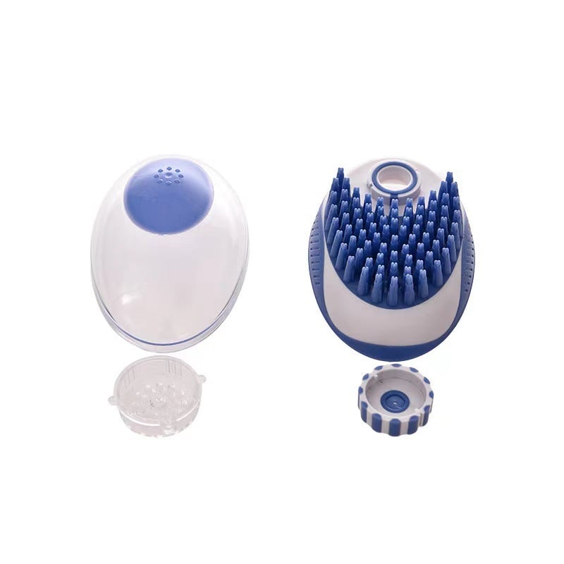 Silicone Bath Brush and Massage Comb for Pets